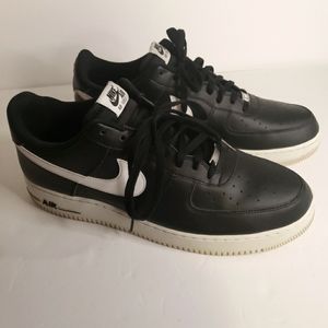 Nike Air Force 1 07 Black White Sneaker Leather CJ0952-001 US 15 - missi Insoles